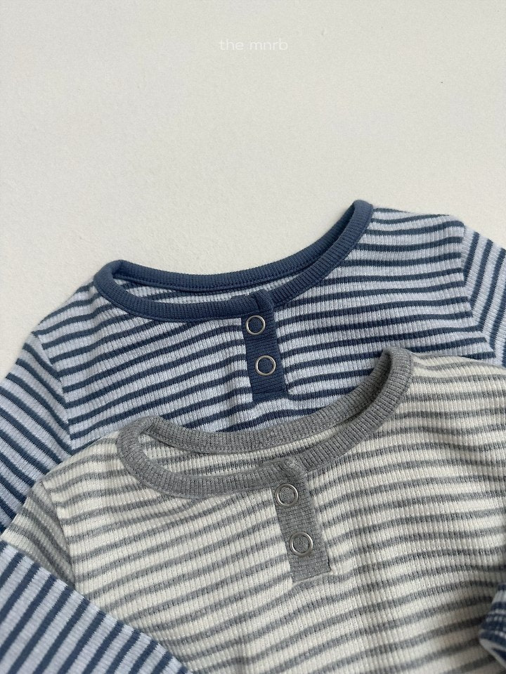 Little Foxx – Eddie Stripe Henley Tee