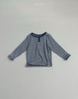 Little Foxx – Eddie Stripe Henley Tee