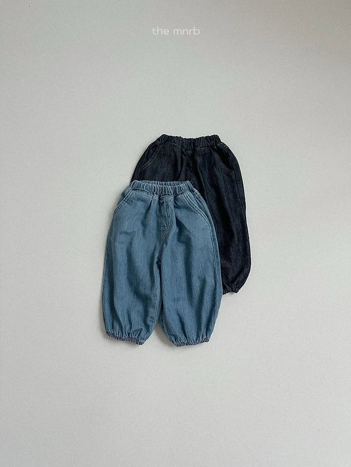 Little Foxx – Stitch Denim Jogger Pants