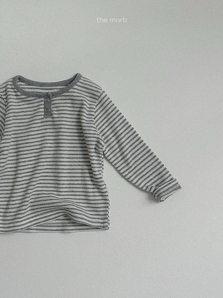 Little Foxx – Eddie Stripe Henley Tee