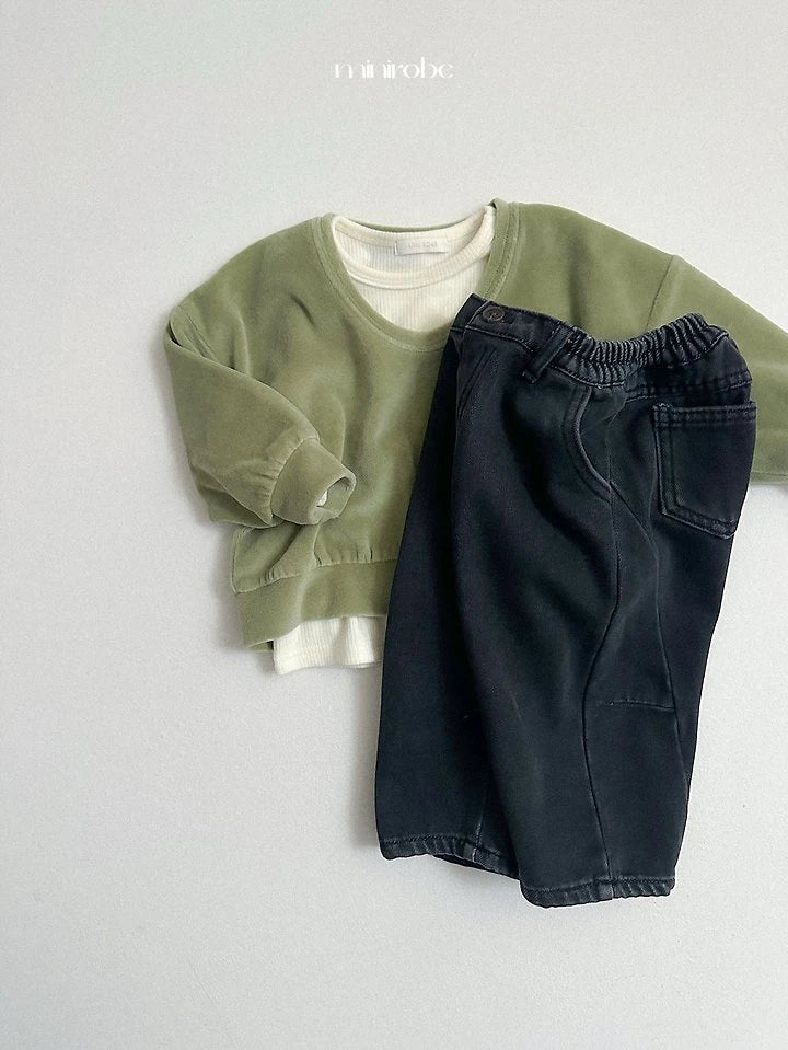 Little Foxx – Velour U-Neck Sweatshirt
