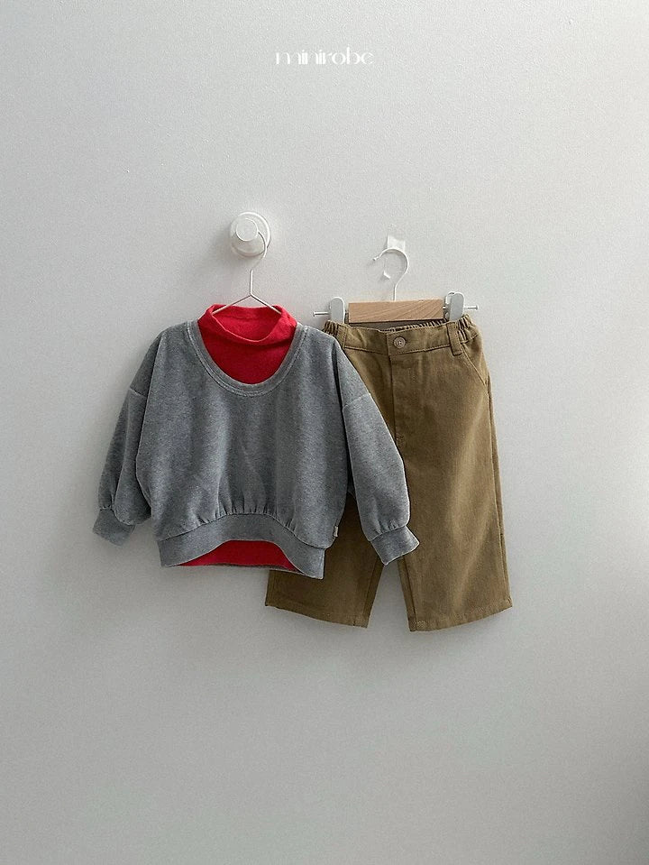 Little Foxx – Velour U-Neck Sweatshirt