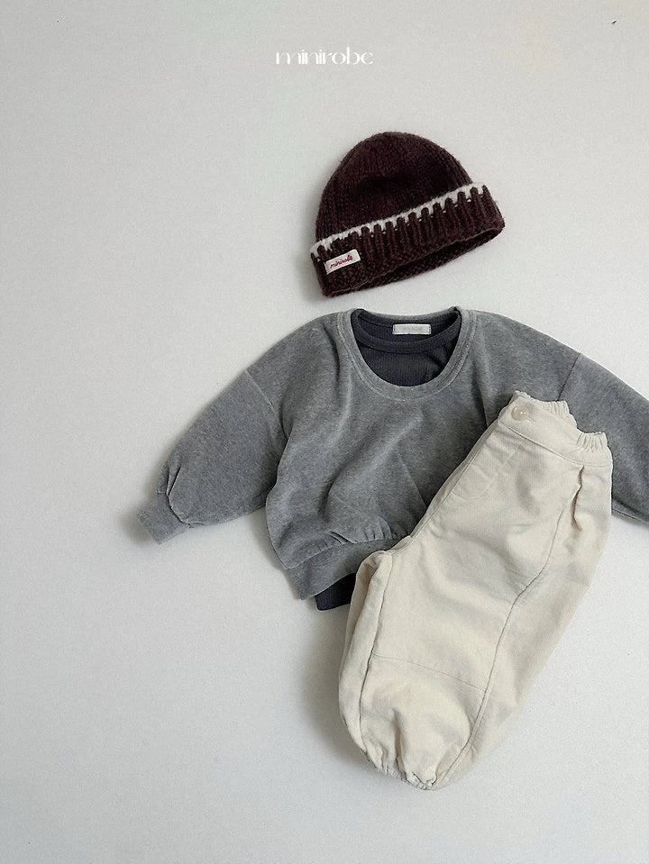 Little Foxx – Velour U-Neck Sweatshirt