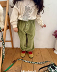 Little Foxx – Velour Button Jogger Pants