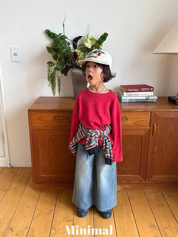 Little Foxx – Ribbed Sand Denim Pants