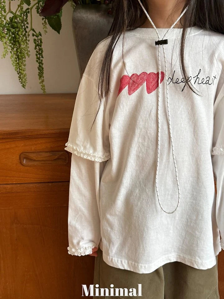 Little Foxx – Deep Heart Lace Tee