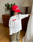 Little Foxx – Deep Heart Lace Tee