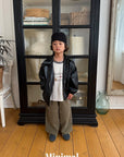 Little Foxx – Soft Leather Zip-Up Jacket