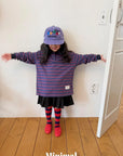 Little Foxx – Stripe Collar Tee