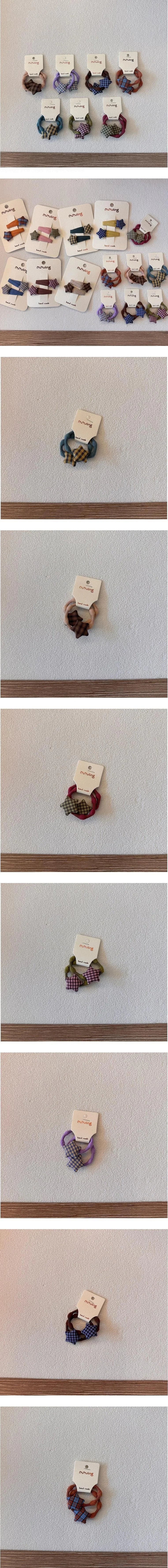 Little Foxx – Check Star Hair Tie Set