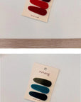 Little Foxx – Plain Velour Snap Hair Pin Set