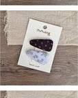 Little Foxx – Check Dot Flower Snap Hair Pin Set