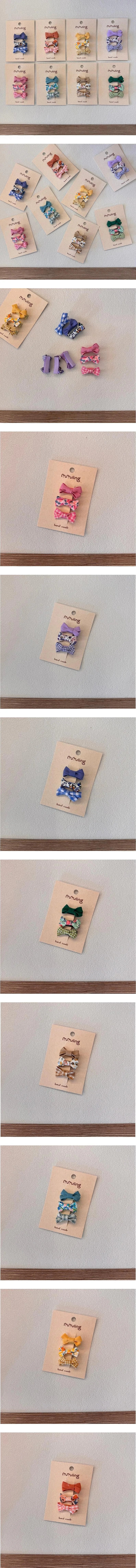 Little Foxx – Three Ribbon Hair Clip Set