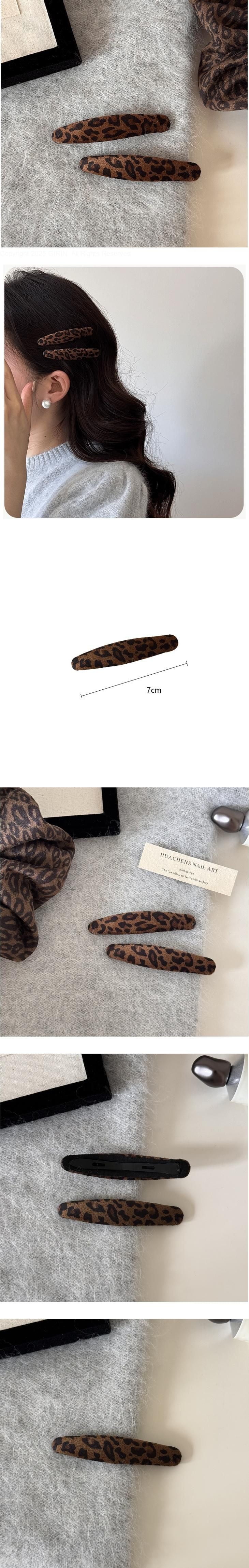 Little Foxx – Leopard Snap Clip