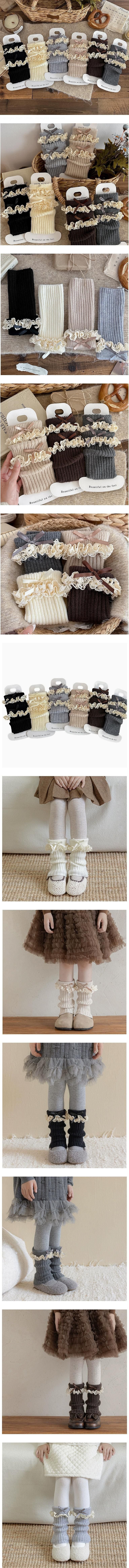 Little Foxx – Lace Ribbon Warmer Leg Warmers