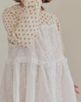 Little Foxx – Cream Layered One-piece