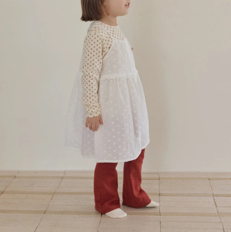 Little Foxx – Peach Bootcut Pants