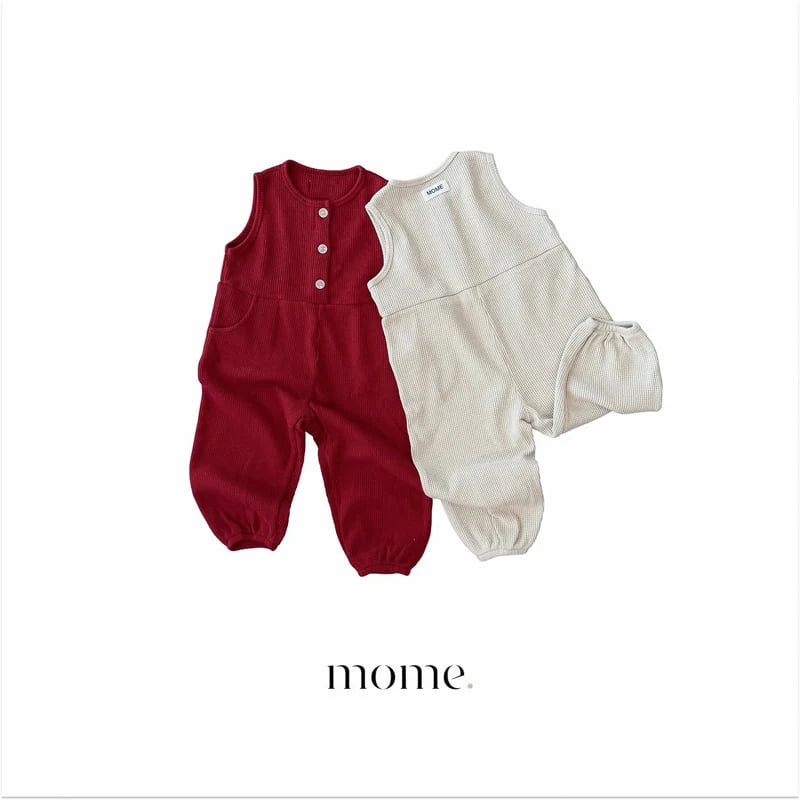 Little Foxx – Waffle Button Jumpsuit
