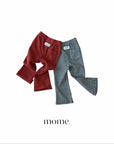 Little Foxx – Peach Bootcut Pants