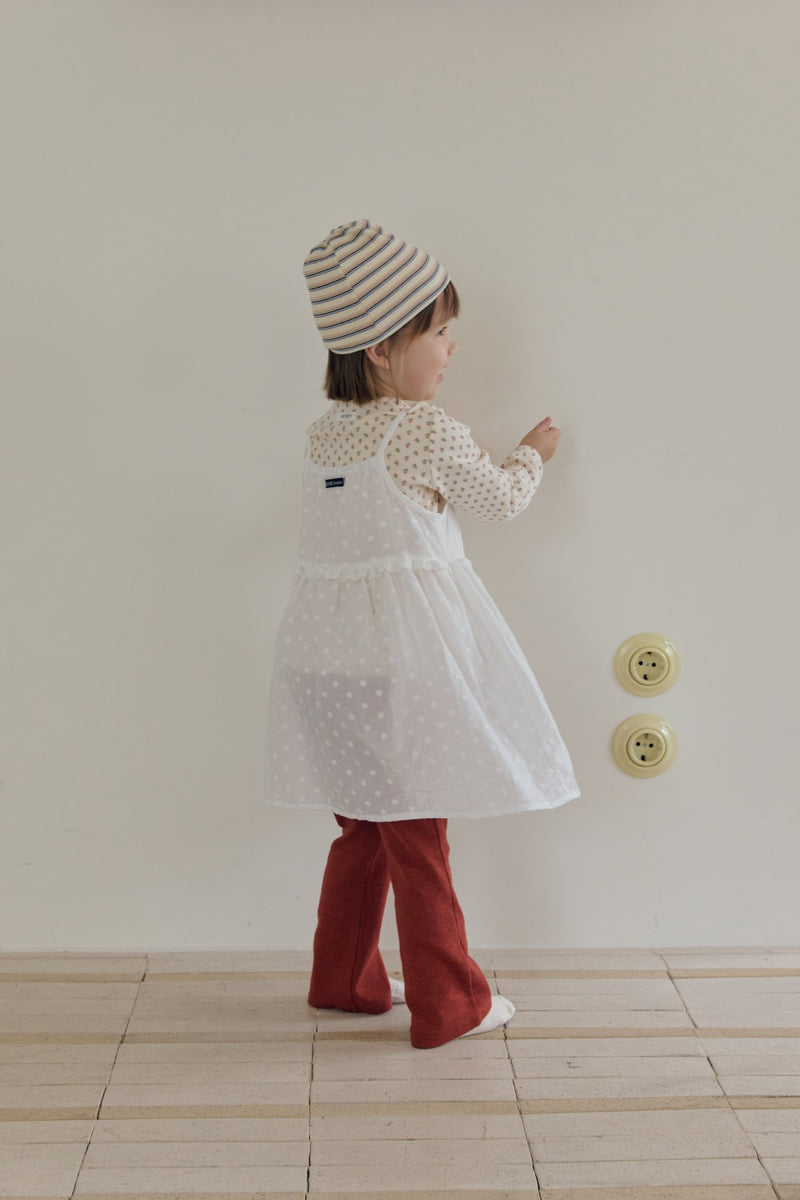 Little Foxx – Peach Bootcut Pants