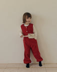 Little Foxx – Waffle Button Jumpsuit