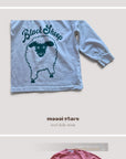 Little Foxx – Sheep Front & Back Print Tee