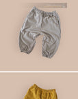 Little Foxx – Peanut Check Jogger Pants