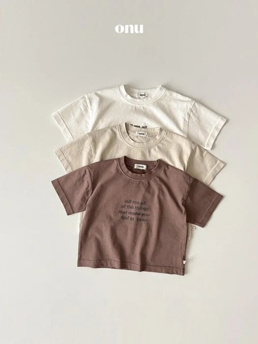 Lettering Short Sleeve Tee_byLittleFox_jetztvorbestellen