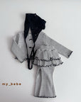 Little Foxx – Double Ribbon Tiered Pants