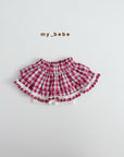 Little Foxx – Check Tiered Skirt