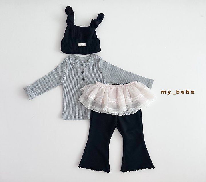Little Foxx – Henley Long Sleeve Tee