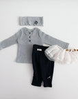 Little Foxx – Henley Long Sleeve Tee
