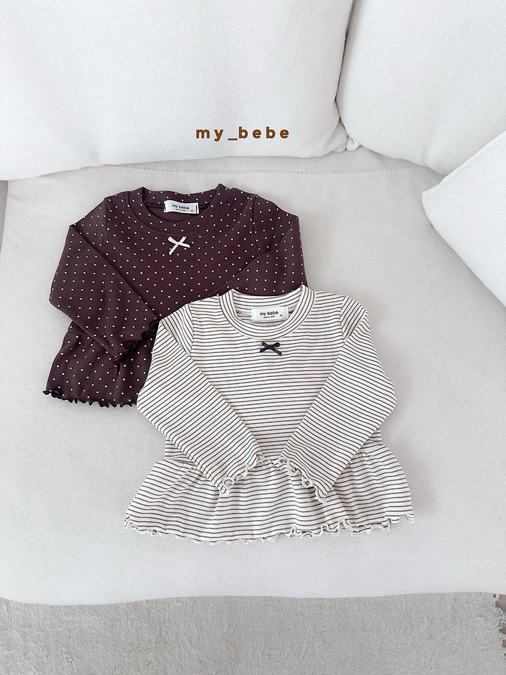 Little Foxx – Ruffle Ribbon Tee
