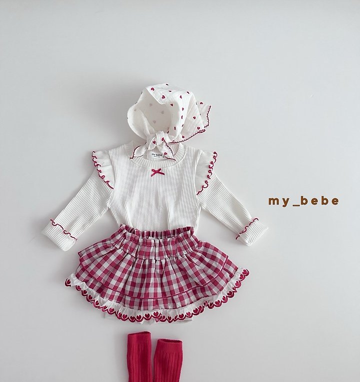 Little Foxx – Check Tiered Skirt