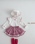 Little Foxx – Check Tiered Skirt