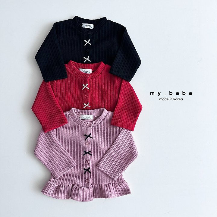 Little Foxx – Frill Ribbon Cardigan