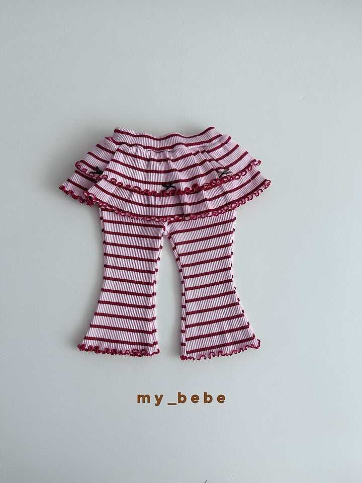 Little Foxx – Double Ribbon Tiered Pants