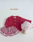 Little Foxx – Check Tiered Skirt