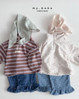 Little Foxx – French Terry Anorak Stripe Top