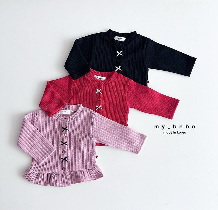Little Foxx – Frill Ribbon Cardigan