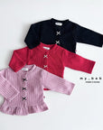 Little Foxx – Frill Ribbon Cardigan
