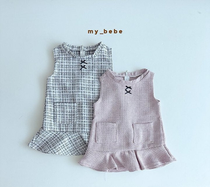 Little Foxx – Ribbon Tweed One-piece