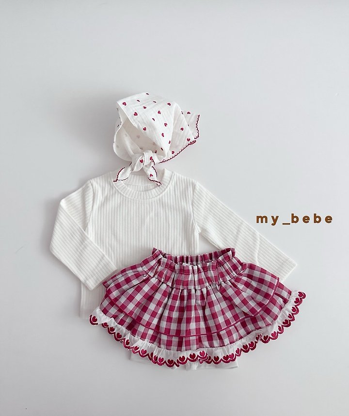 Little Foxx – Check Tiered Skirt