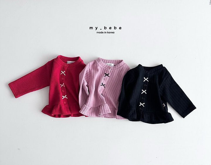Little Foxx – Frill Ribbon Cardigan