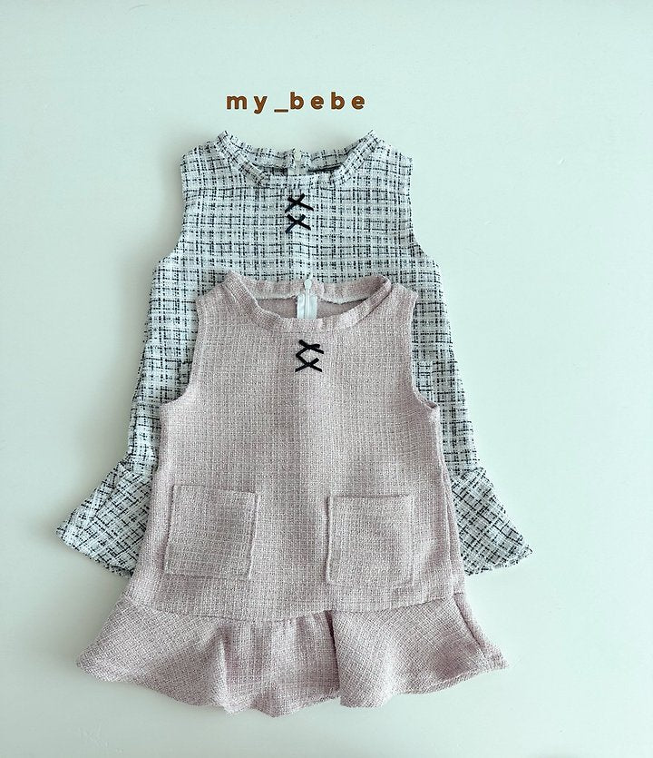Little Foxx – Ribbon Tweed One-piece