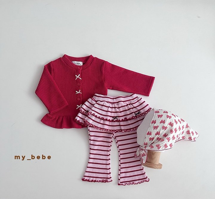 Little Foxx – Double Ribbon Tiered Pants