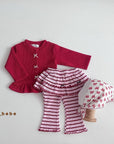 Little Foxx – Double Ribbon Tiered Pants