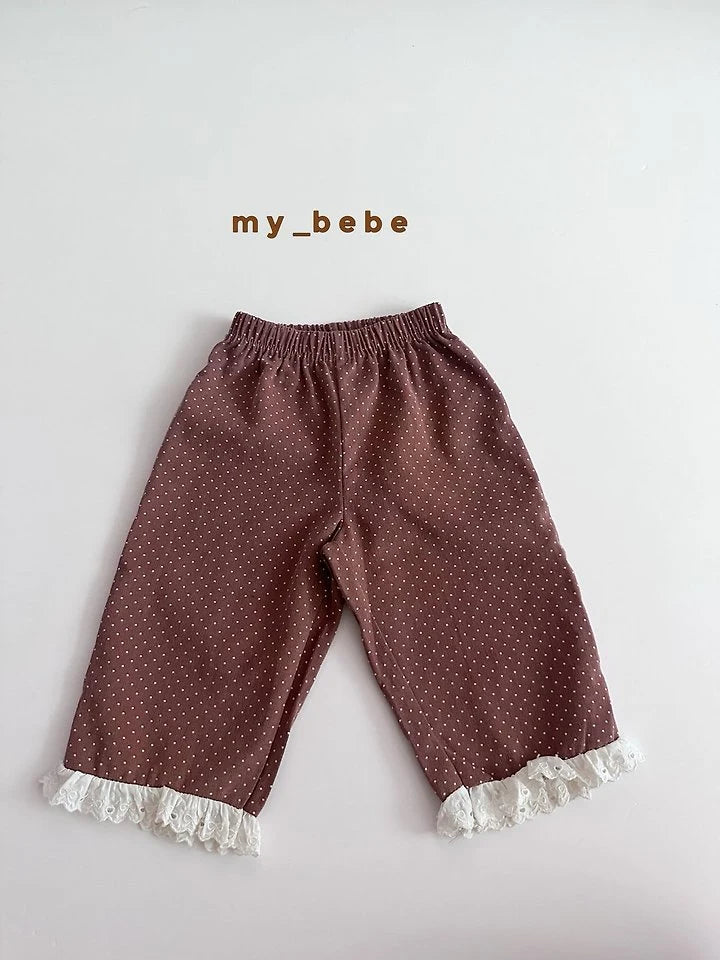 Little Foxx – Dot Lace Pants