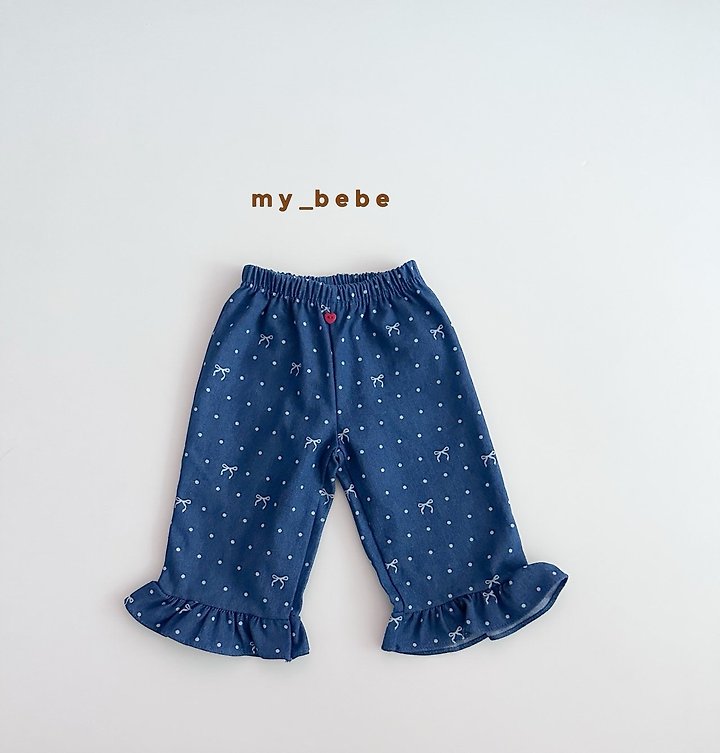 Little Foxx – Denim Frill Pants