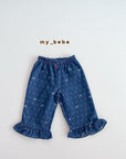 Little Foxx – Denim Frill Pants